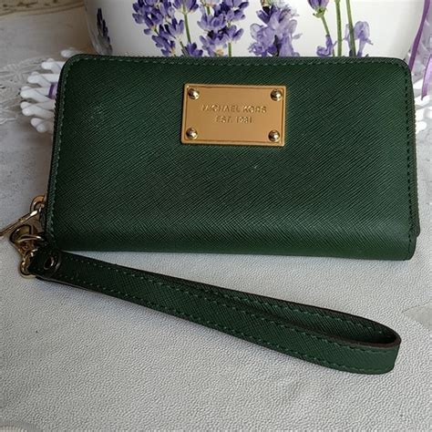 Amazon.com: Michael Kors Green Wallet